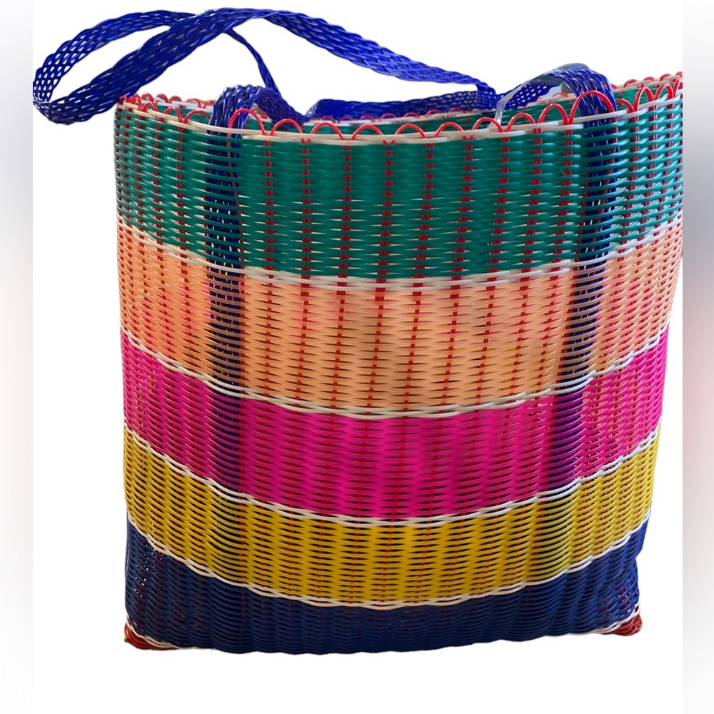 Cesta Basket Tote Bag |Oversize | NWOT| Stripe Collection